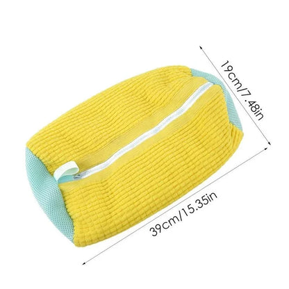 New Washing Shoes Bag Cotton Laundry Net Fluffy Fibers Easily Remove Dirt Washing Bags Anti-Deformation Shoes Clothes Organizer