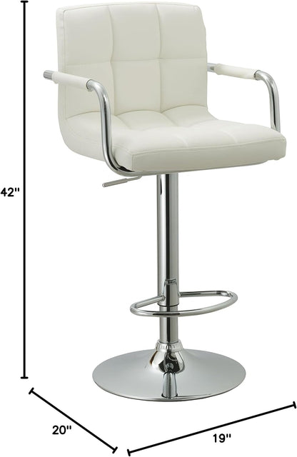 ACBS15 Bar Stool White