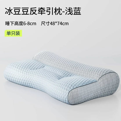 Super Ergonomic Pillow Orthopedic All Sleeping Positions Cervical Contour Pillow Neck Pillow for Neck and Shoulder Pain Relief